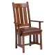 San Marino Tall Slat Back Arm Chair